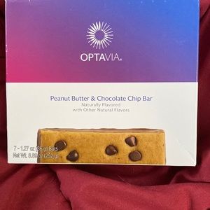 Optavia brand new box of Peanut Butter and Chocolate Chip Bars